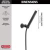 imageDelta 55085BL Grail Hand Shower Matte Black