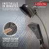 imageDelta Faucet 4Spray In2ition Dual Shower Head with Handheld Spray Brushed Nickel Shower Head with Hose Handheld Shower Heads Showerheads ampamp Handheld Showers Stainless 58467SSStainless
