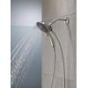 imageDelta Faucet 4Spray In2ition Dual Shower Head with Handheld Spray Brushed Nickel Shower Head with Hose Handheld Shower Heads Showerheads ampamp Handheld Showers Stainless 58467SSStainless