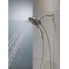 imageDelta Faucet 4Spray In2ition Dual Shower Head with Handheld Spray Brushed Nickel Shower Head with Hose Handheld Shower Heads Showerheads ampamp Handheld Showers Stainless 58467SSChrome