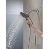 imageDelta Faucet 4Spray In2ition Dual Shower Head with Handheld Spray Brushed Nickel Shower Head with Hose Handheld Shower Heads Showerheads ampamp Handheld Showers Stainless 58467SSStainless
