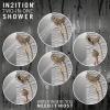 imageDelta Faucet 4Spray In2ition Dual Shower Head with Handheld Spray Brushed Nickel Shower Head with Hose Showerheads ampamp Handheld Showers Handheld Shower Heads Stainless 58499SSChampagne Bronze
