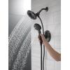 imageDelta Faucet 4Spray In2ition Dual Shower Head with Handheld Spray Brushed Nickel Shower Head with Hose Showerheads ampamp Handheld Showers Handheld Shower Heads Stainless 58499SSMatte Black