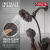 imageDelta Faucet 4Spray In2ition Dual Shower Head with Handheld Spray Brushed Nickel Shower Head with Hose Showerheads ampamp Handheld Showers Handheld Shower Heads Stainless 58499SSVenetian Bronze