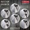 imageDelta Faucet 4Spray In2ition Dual Shower Head with Handheld Spray Brushed Nickel Shower Head with Hose Showerheads ampamp Handheld Showers Handheld Shower Heads Stainless 58499SSMatte Black