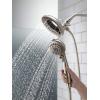 imageDelta Faucet 5Spray In2ition 2in1 Dual Shower Head with HandHeld Spray Oil Rubbed Bronze Hand Held Shower Head with Hose Handheld Shower Heads 25 GPM Shower Head Venetian Bronze 58569RB25PKStainless