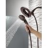 imageDelta Faucet 5Spray In2ition 2in1 Dual Shower Head with HandHeld Spray Oil Rubbed Bronze Hand Held Shower Head with Hose Handheld Shower Heads 25 GPM Shower Head Venetian Bronze 58569RB25PKVenetian Bronze
