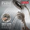 imageDelta Faucet 5Spray In2ition 2in1 Dual Shower Head with HandHeld Spray Oil Rubbed Bronze Hand Held Shower Head with Hose Handheld Shower Heads 25 GPM Shower Head Venetian Bronze 58569RB25PKStainless