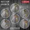 imageDelta Faucet Albion 14 Series SingleHandle Tub and Shower Faucet Set Gold Shower Trim Kit with 4Setting In2ition 2in1 Dual Shower Head Champagne Bronze T144855CZI Valve Not IncludedChampagne Bronze
