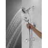 imageDelta Faucet Albion 14 Series SingleHandle Tub and Shower Faucet Set Gold Shower Trim Kit with 4Setting In2ition 2in1 Dual Shower Head Champagne Bronze T144855CZI Valve Not IncludedChrome