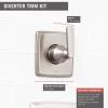 imageDelta Faucet Ashlyn 3Setting Shower Handle Diverter Trim Kit Diverter Valve Trim Kit Oil Rubbed Bronze 3 Way Shower Diverter Delta Diverter Trim Venetian Bronze T11864RB Valve Not IncludedStainless