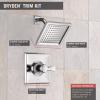 imageDelta Faucet Dryden 14 Series SingleFunction Shower Trim Kit with SingleSpray TouchClean Shower Head Champagne Bronze T14251CZ Valve Not IncludedChrome