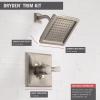 imageDelta Faucet Dryden 14 Series SingleFunction Shower Trim Kit with SingleSpray TouchClean Shower Head Champagne Bronze T14251CZ Valve Not IncludedStainless
