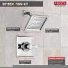 imageDelta Faucet Dryden 14 Series SingleFunction Shower Trim Kit with SingleSpray TouchClean Shower Head Champagne Bronze T14251CZ Valve Not IncludedVenetian Bronze