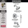 imageDelta Faucet Lahara 14 Series SingleHandle Tub and Shower Trim Kit Shower Faucet with 5Spray TouchClean Shower Head Stainless T14438SS Valve Not Included Without RoughChrome