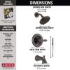 imageDelta Faucet Lahara 14 Series SingleHandle Tub and Shower Trim Kit Shower Faucet with 5Spray TouchClean Shower Head Stainless T14438SS Valve Not Included Without RoughVenetian Bronze