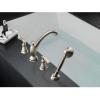 imageDelta Faucet Linden Roman Tub Faucet with Hand Shower  T4794CZ  Bathroom Tub Faucet Handles ampamp Hand Shower  Classic Bathroom Accessories  Champagne Bronze Valve Sold SeparatelyChampagne Bronze