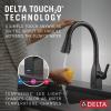 imageDelta Faucet Mateo Touch Kitchen Faucet Brushed Nickel Kitchen Faucets with Pull Down Sprayer Kitchen Sink Faucet Touch Faucet for Kitchen Sink Touch2O Technology Arctic Stainless 9183TARDSTMatte Black