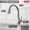 imageDelta Faucet Mateo Touch Kitchen Faucet Brushed Nickel Kitchen Faucets with Pull Down Sprayer Kitchen Sink Faucet Touch Faucet for Kitchen Sink Touch2O Technology Arctic Stainless 9183TARDSTChrome