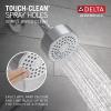 imageDelta Faucet Modern Raincan Round SingleFunction Tub and Shower Trim Kit Gold Tub Faucet Set Rainfall Shower Head Gold Delta Shower Kit Champagne Bronze T14469CZPP Valve Not IncludedChrome