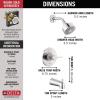 imageDelta Faucet Modern Raincan Round SingleFunction Tub and Shower Trim Kit Gold Tub Faucet Set Rainfall Shower Head Gold Delta Shower Kit Champagne Bronze T14469CZPP Valve Not IncludedChrome