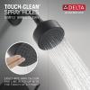 imageDelta Faucet Modern Raincan Round SingleFunction Tub and Shower Trim Kit Gold Tub Faucet Set Rainfall Shower Head Gold Delta Shower Kit Champagne Bronze T14469CZPP Valve Not IncludedMatte Black