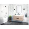 imageDelta Faucet Nicoli 14 Series SingleHandle Tub and Shower Trim Kit with 5Spray H2Okinetic Shower Head and Widespread Bathroom Faucet in Brushed Nickel Shower Valve IncludedMatte Black