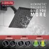 imageDelta Faucet Pivotal 17 Series DualFunction Shower Faucet Shower Trim Kit 5Spray H2Okinetic Shower Head Matte Black T17299BL Valve Not Included Without RoughMatte Black