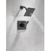 imageDelta Faucet Pivotal 17 Series DualFunction Shower Faucet Shower Trim Kit 5Spray H2Okinetic Shower Head Matte Black T17299BL Valve Not Included Without RoughMatte Black