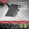 imageDelta Faucet Pivotal 17 Series DualFunction Shower Faucet Shower Trim Kit 5Spray H2Okinetic Shower Head Matte Black T17299BL Valve Not Included Without RoughMatte Black