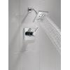 imageDelta Faucet Pivotal 17 Series DualFunction Shower Faucet Shower Trim Kit 5Spray H2Okinetic Shower Head Matte Black T17299BL Valve Not Included Without RoughChrome
