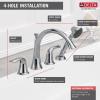 imageDelta Faucet T4738 Lahara Roman Tub with Handshower Trim Chrome 400 x 900 x 2000 inchesChrome