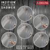 imageDelta Faucet Tetra 14 Series Gold Shower Faucet Set with H2Okinetic Shower Head Shower Trim Kit Gold Shower Faucet Lumicoat Champagne Bronze T14289CZPR Valve Not IncludedBrushed Nickel