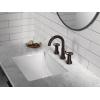imageDelta Trinsic PullDown Widespread Bathroom Faucet with Wheel Handle Polished Nickel High Arc 3Hole Bathroom Sink Faucet with Sprayer Metal PushPop Drain Assembly Polished Nickel 3558PNPDDSTVenetian Bronze