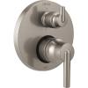 imageDELTA FAUCET T24959BL Contemporary Monitor 14 Series Valve 6Setting Integrated Shower Trim with Diverter Matte BlackStainless