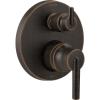 imageDELTA FAUCET T24959BL Contemporary Monitor 14 Series Valve 6Setting Integrated Shower Trim with Diverter Matte BlackVenetian Bronze