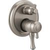 imageDELTA FAUCET T27897SS Stainless Cassidy Traditional Monitor 17 Series Valve Trim with 3Setting Integrated Diverter
