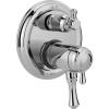 imageDELTA FAUCET T27T897SS Stainless Cassidy Traditional TempAssure 17T Series Valve Trim with 3Setting Integrated DiverterChrome