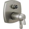 imageDELTA FAUCET T27T967CZ Angular Modern TempAssure 17T Series Valve 6Setting Integrated Shower Trim with Diverter Champagne BronzeStainless