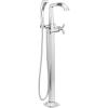 imageDELTA FAUCET T47766FL Freestanding Tub Filler Trim FloorMount Chrome