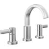 imageDelta Albion Brushed Gold Bathroom Faucet 3 Hole 8 Inch Widespread Bathroom Sink Faucet for Vanity Metal PushPop Drain Assembly Champagne Bronze 35855LFCZChrome