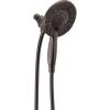 imageDelta Faucet 4Spray In2ition Dual Shower Head with Handheld Spray Brushed Nickel Shower Head with Hose Showerheads ampamp Handheld Showers Handheld Shower Heads Stainless 58499SSVenetian Bronze