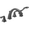 imageDelta Faucet Dryden Roman Tub Faucet with Hand Shower  T4751  Bath Faucet Handles ampamp Hand Shower Set  Chrome Valve Sold SeparatelyVenetian Bronze