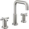 imageDelta Faucet Nicoli Widespread Bathroom Faucet 3 Hole Gold Bathroom Faucet Bathroom Sink Faucet Drain Assembly Champagne Bronze 35894LFCZStainless