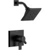 imageDelta Faucet Pivotal 17 Series DualFunction Shower Faucet Shower Trim Kit 5Spray H2Okinetic Shower Head Matte Black T17299BL Valve Not Included Without RoughMatte Black