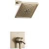 imageDelta Faucet T14274BL Monitor 14 Series H2Okinetic Trim Shower Only Only Matte BlackChampagne Bronze
