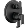 imageDelta Faucet Tetra 17 Series Chrome 3Setting Integrated Diverter Valve Trim Kit Chrome Diverter Valve Trim Kit Shower Trim Kit Lumicoat Chrome T27889PR Valve Not IncludedMatte Black