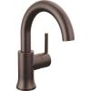 imageDelta Trinsic Swivel Spout High Arc 1Hole Bathroom Faucet Polished Nickel Single Hole Bathroom Sink Faucet PushPop Drain Assembly Polished Nickel 559HAPNDSTVenetian Bronze