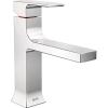 imageDelta Velum Matte Black Bathroom Faucet 1 Hole Single Hole Bathroom Sink Faucet for Vanity Metal PushPop Drain Assembly Matte Black 537BLMPUDSTChrome