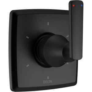 imageDELTA FAUCET T11964BL Ashlyn 6Setting 3Port Trim Diverter Matte Black